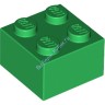 Кубик 2 х 2, Цвет: Зеленый