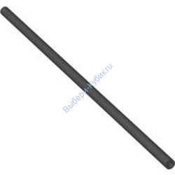 Деталь Лего Шланг Жесткий 3mm D. 15L / 12cm Цвет Черный