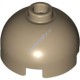 Деталь Лего Кубик Круглый 2 х 2 Верх Купола Цвет Темно-Песочный