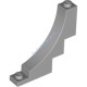 Деталь Лего Арка 1 х 5 х 4 Обратная Цвет Светло-Серый