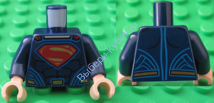 Детали Лего Торс Цвет Темно-синий