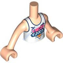 Деталь Лего Торс Мини Долл Френдс С Рисунком Цвет Светло-Телесный