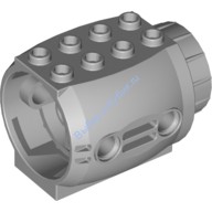 Деталь Лего Двигатель Большой Цвет Светло-Серый