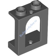 Деталь Лего Окно 1 х 2 х 2 Замок Цвет Темно-Серый