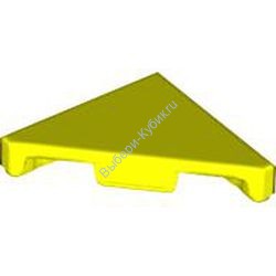 Деталь Лего Плитка Модифицированная 2 х 2 Треугольная Цвет Неоново-Желтый