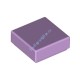 Деталь Лего Плитка 1 х 1 С Желобком Цвет Лавандовый