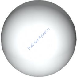 Деталь Лего Колесный Шар Из Твердого Пластика Диаметром 19 мм Цвет Белый