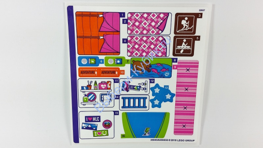 Наклейки К Набору Лего 41339 - (35945/6208555)