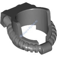 Деталь Лего Дыхательный Шланг Пожарного Шлема Цвет Темно-Серый