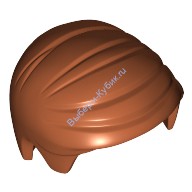 Деталь Лего Парик Минифигурки Цвет Темно-Оранжевый