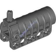 Деталь Лего Корпус Пушки Гладкий Низ Цвет Темно-Серый