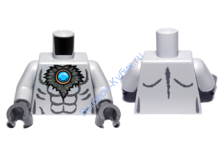 Детали Лего Торс Цвет Светло-Серый