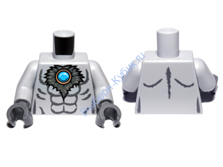 Детали Лего Торс Цвет  Светло-Серый